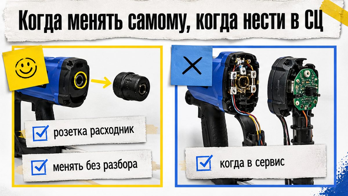 Когда менять адаптер на объекте и когда нести пистолет в сервис