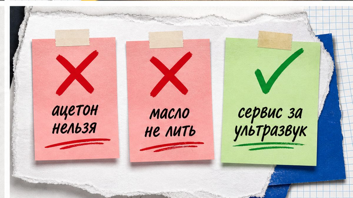 Чего нельзя при чистке и когда ехать в сервис