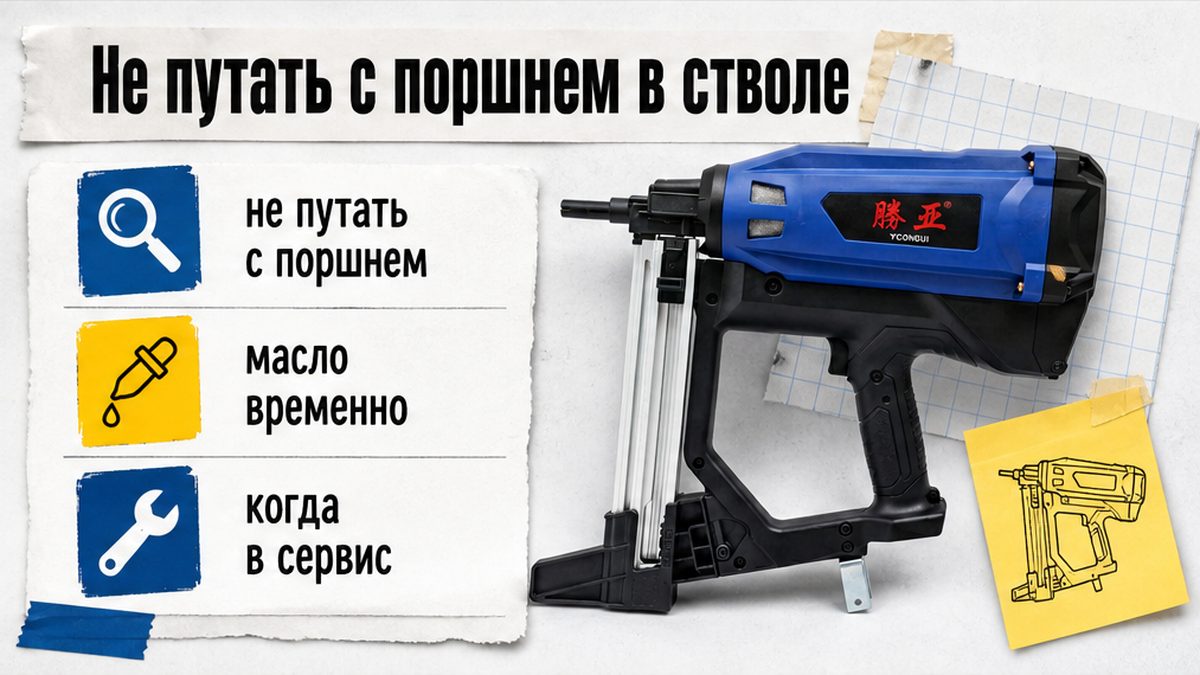 Чеклист: не путать с поршнем, масло временно, когда в сервис